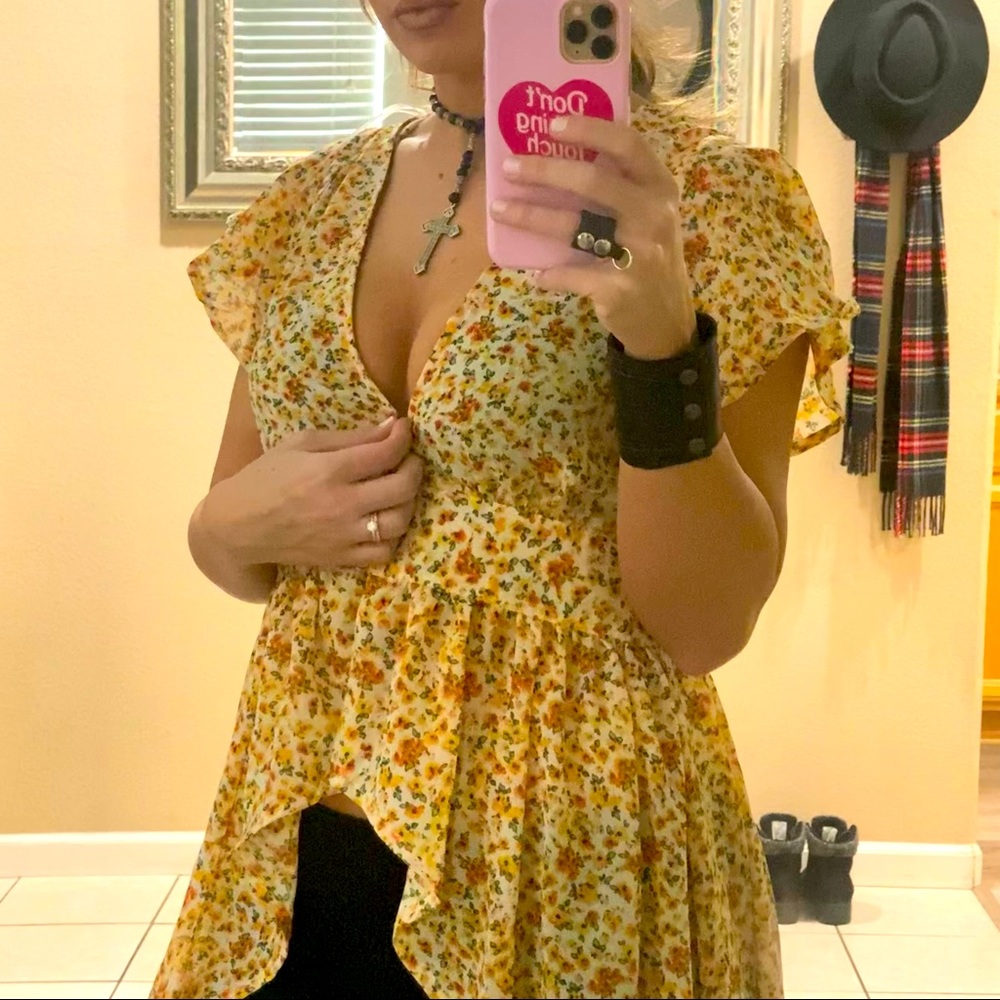 🌺💛 NWT Yellow Kimono💛🌺 - Picture 5 of 5